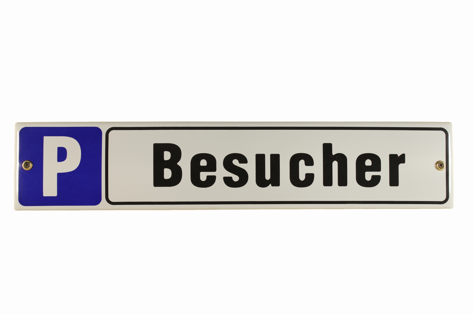 strassenschild-parkplatz-besucher Emaille Schild Parkplatz Besucher Verkehrsschild Verkehrszeichen Emailleschild Verbotsschild Warnsch