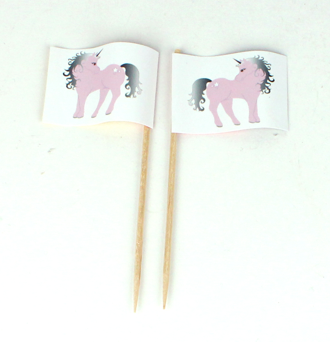 Party-Picker Flagge Einhorn rosa pink