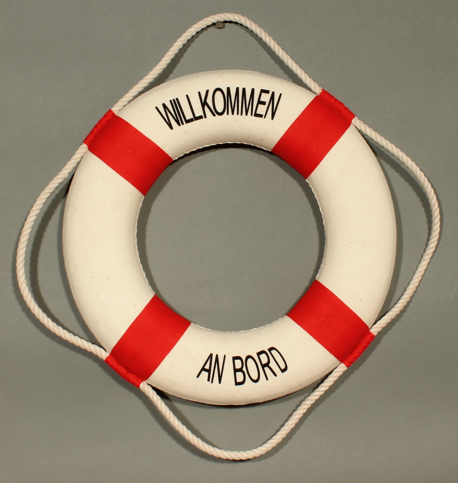 rettungsring-willkommen-an-bord-rot-30cm-2000 Rettungsring Deko rot 15cm Willkommen an Bord