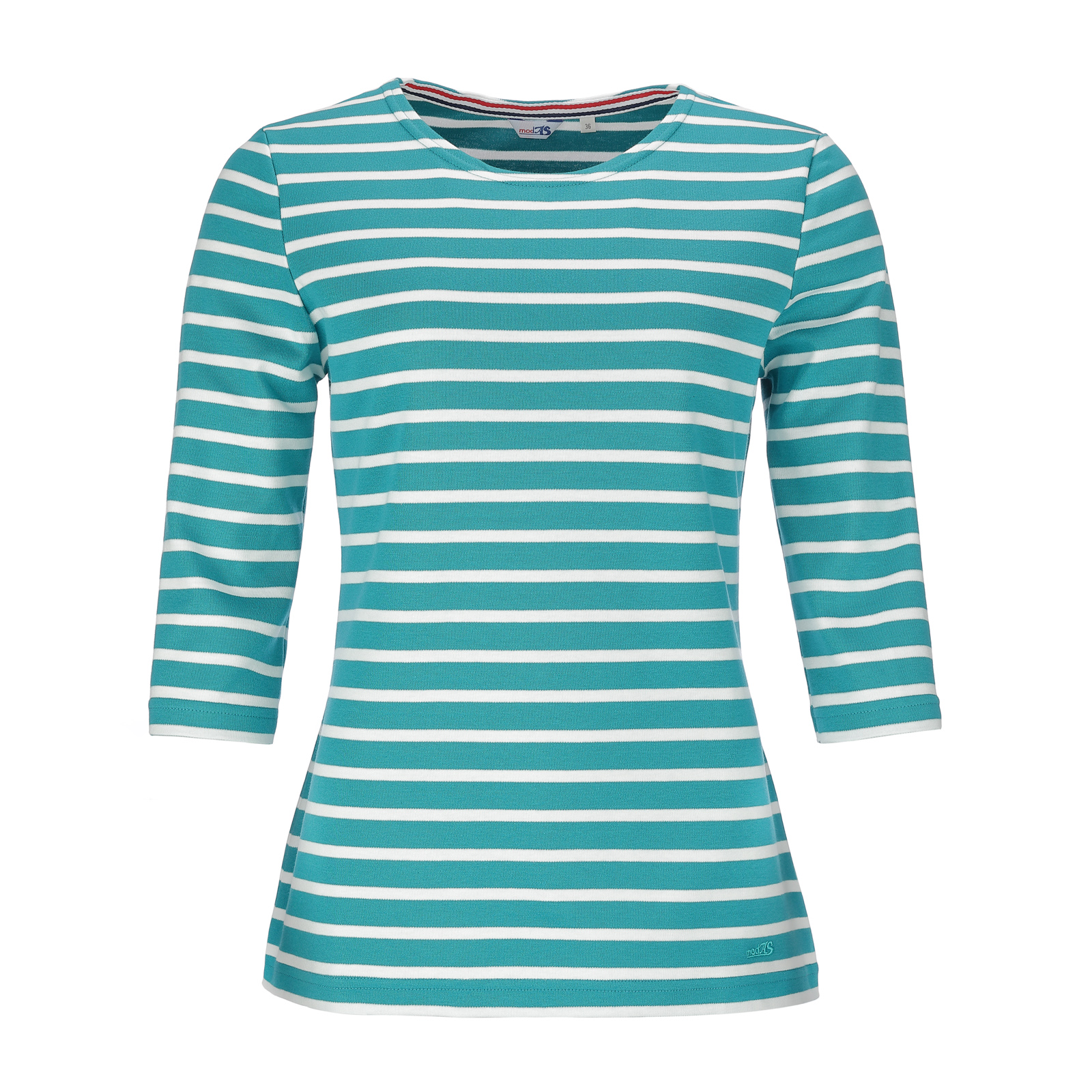 Bretonisches Damen Shirt 3/4-Arm gestreift maritim