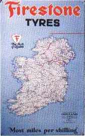 472056 Blechschild Nostalgieschild :  Firestone Tyres