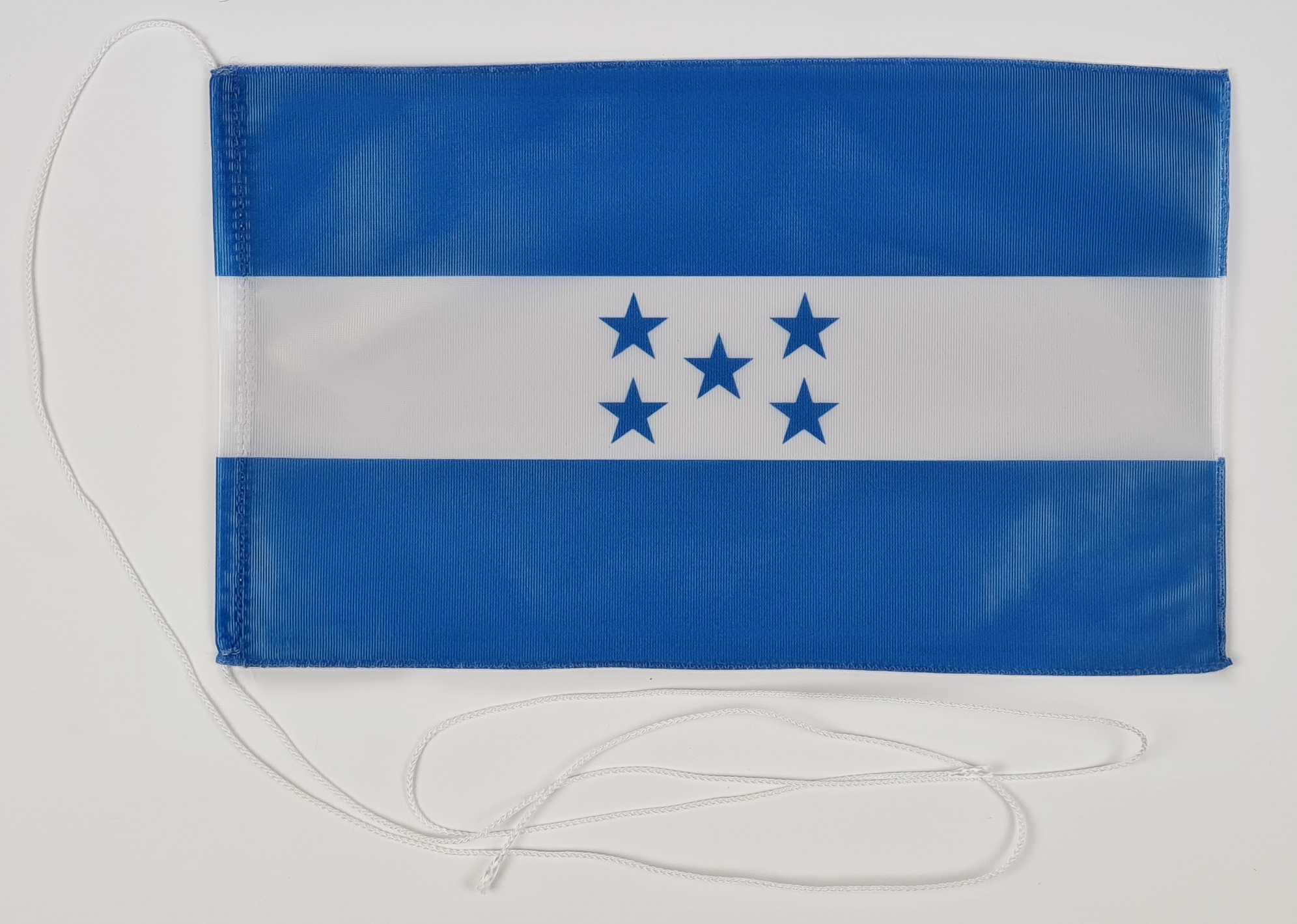 Tischflagge Honduras 25x15 cm optional mit Holz- oder Chromständer Tischfahne Tischfähnchen