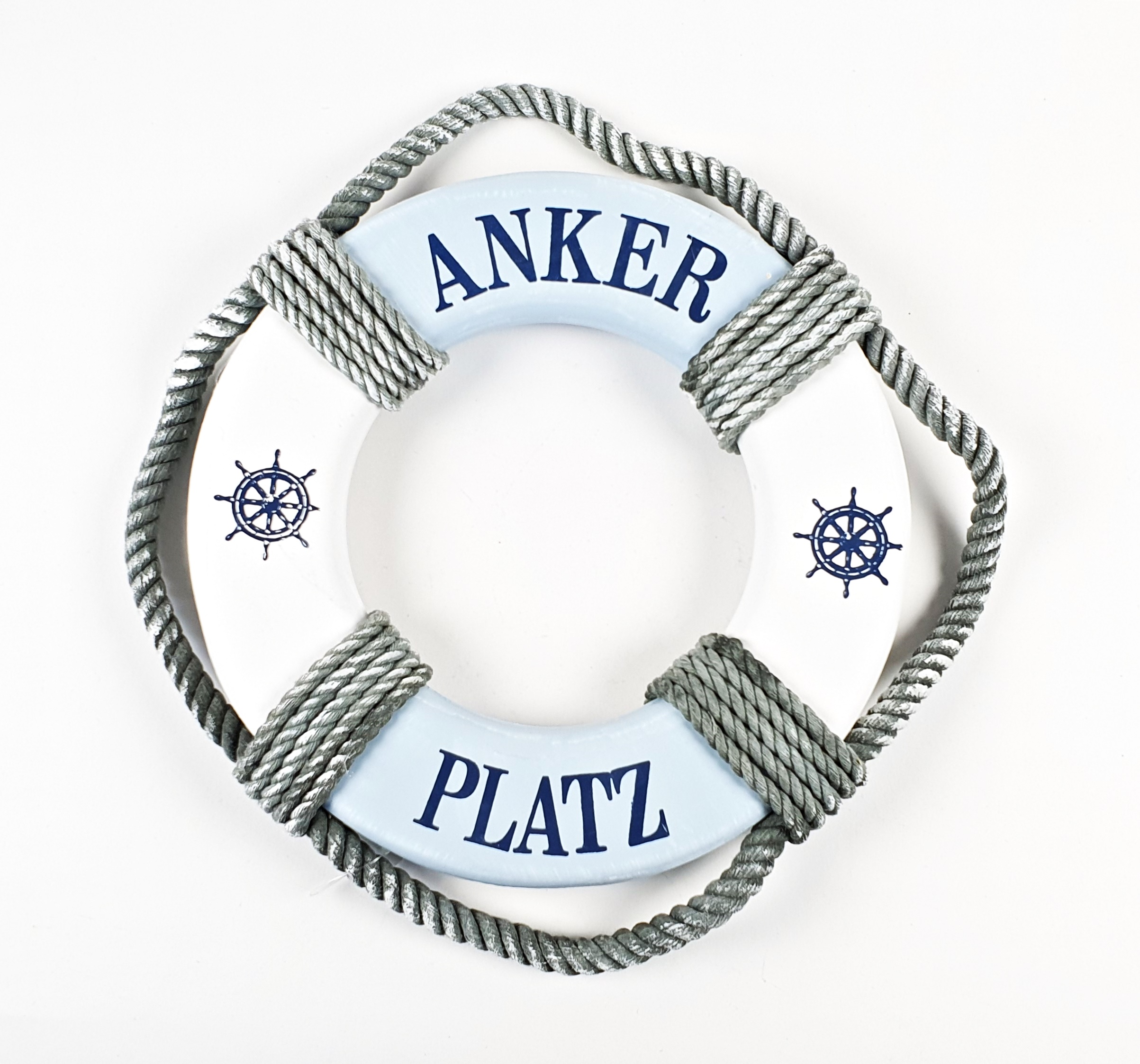 rettungsring-ankerplatz Rettungsring Holz Deko blau Ankerplatz maritim