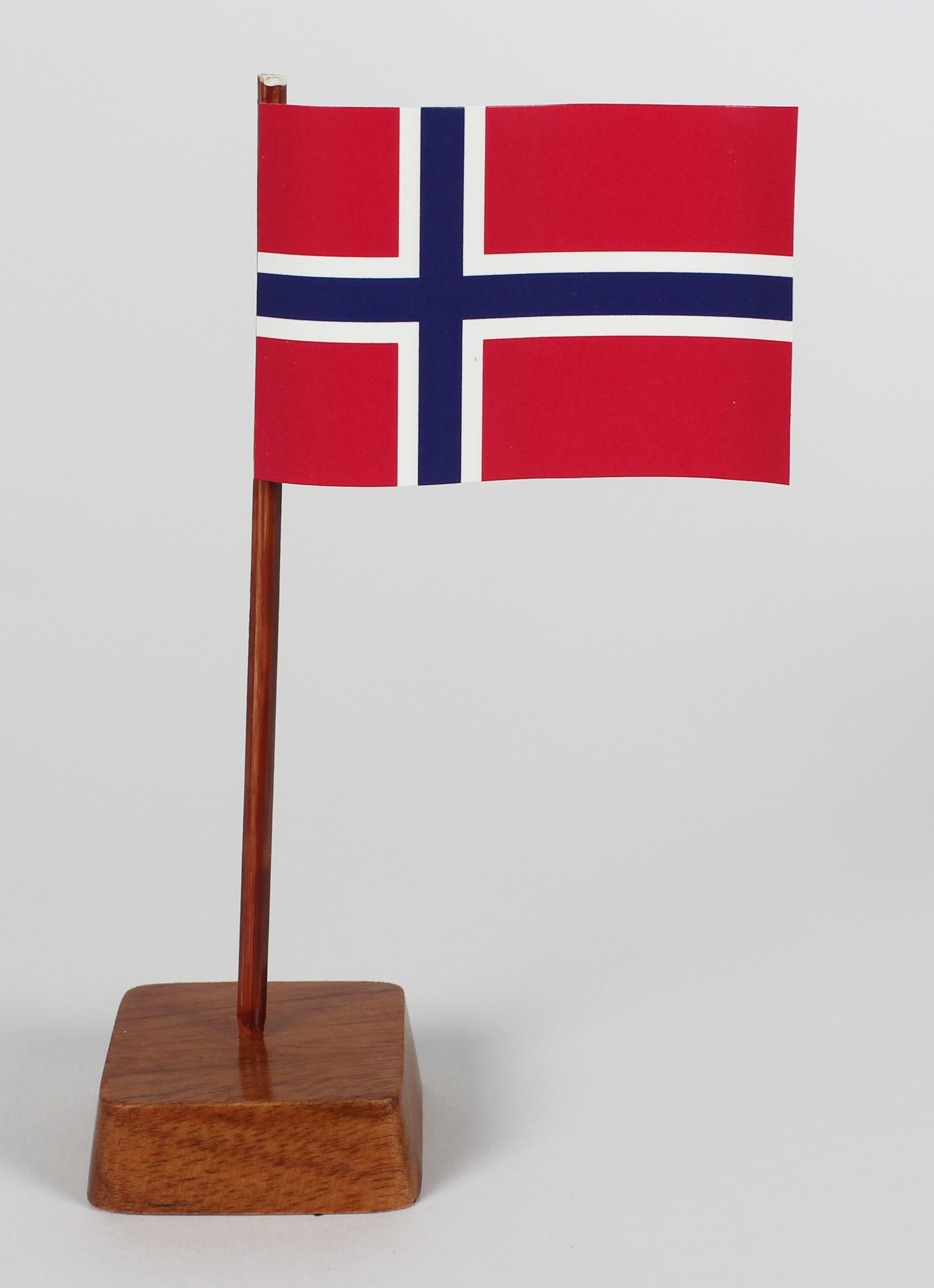 Mini Tischflagge Norwegen Höhe 13 cm Tischfähnchen