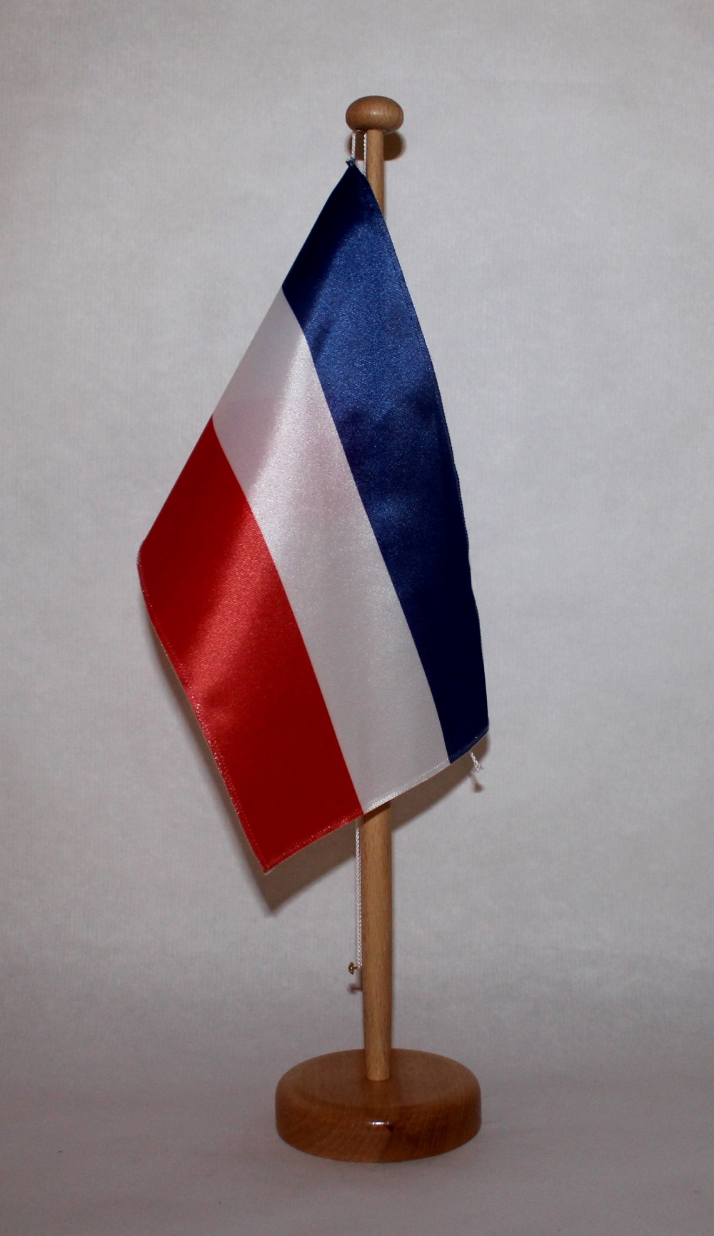 Tischflagge Jugoslawien 25x15 cm optional mit Holz- oder Chromständer Tischfahne Tischfähnchen