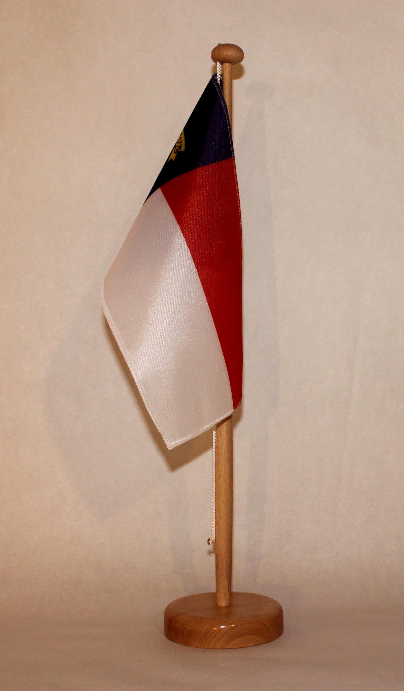 Tischflagge North Carolina USA Bundesstaat US State 25x15 cm optional mit Holz- oder Chromständer Ti