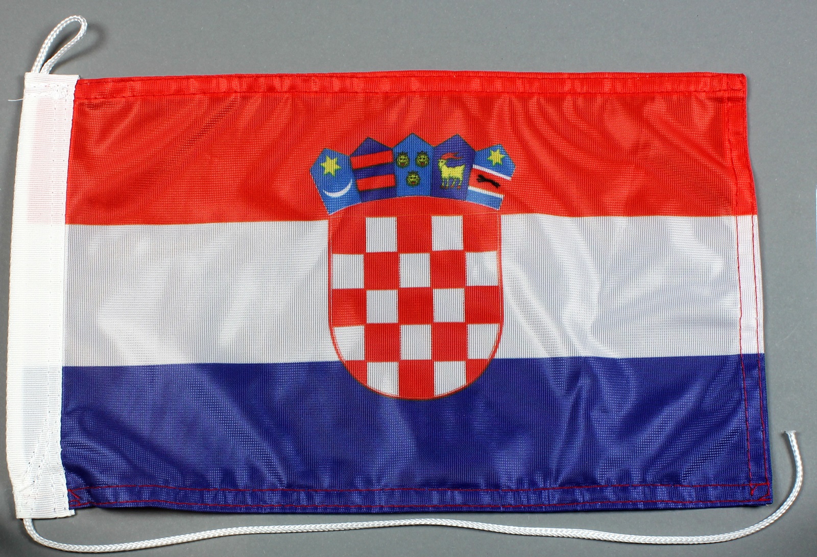 bootsflagge-20x30-kroatien Bootsflagge : Kroatien 30x20 cm Motorradflagge