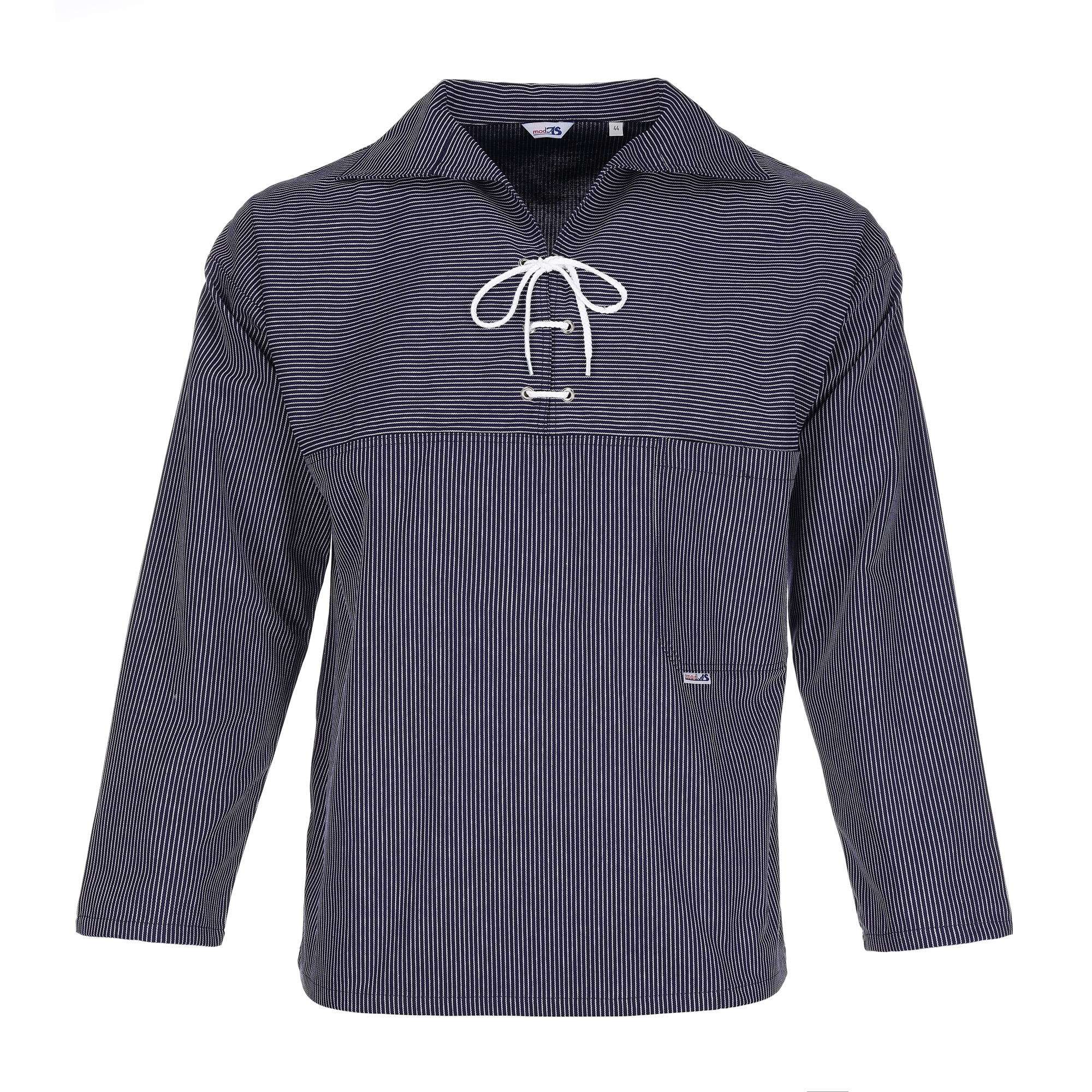 Takelhemd mit Kordel schmal gestreift Front