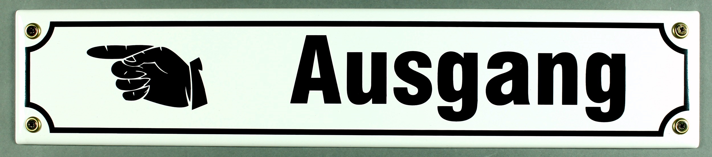strassenschild-ausgang-links
