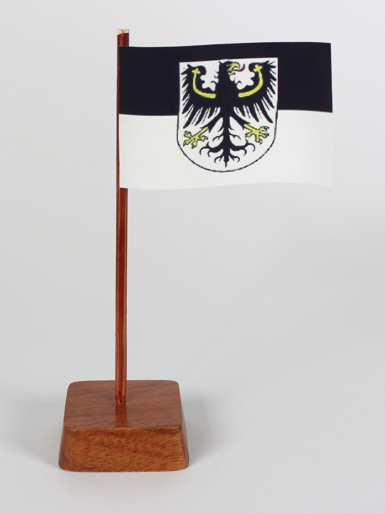 Mini Tischflagge Ostpreußen Höhe 13 cm Tischfähnchen