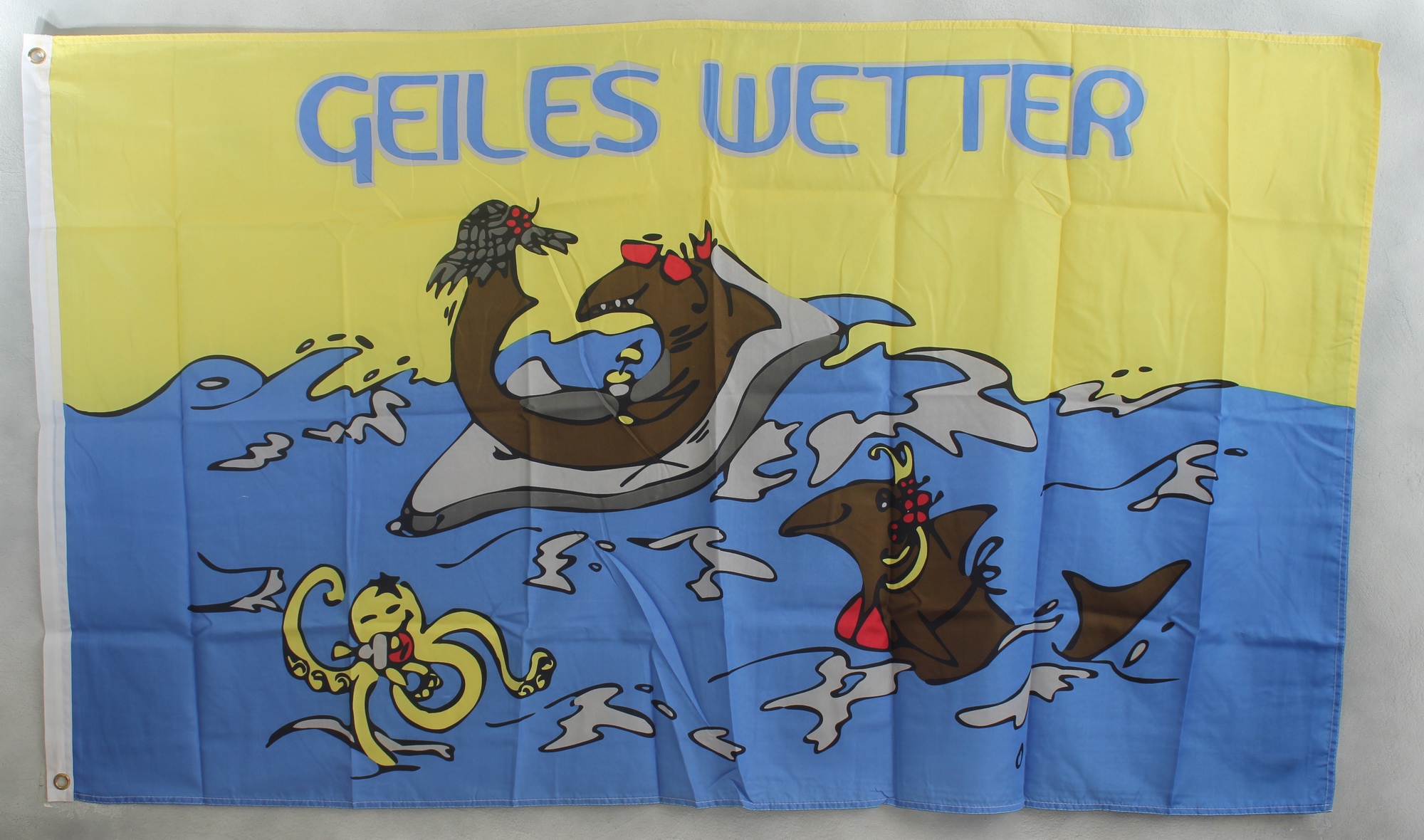 Flagge Fahne : Geiles Wetter 2