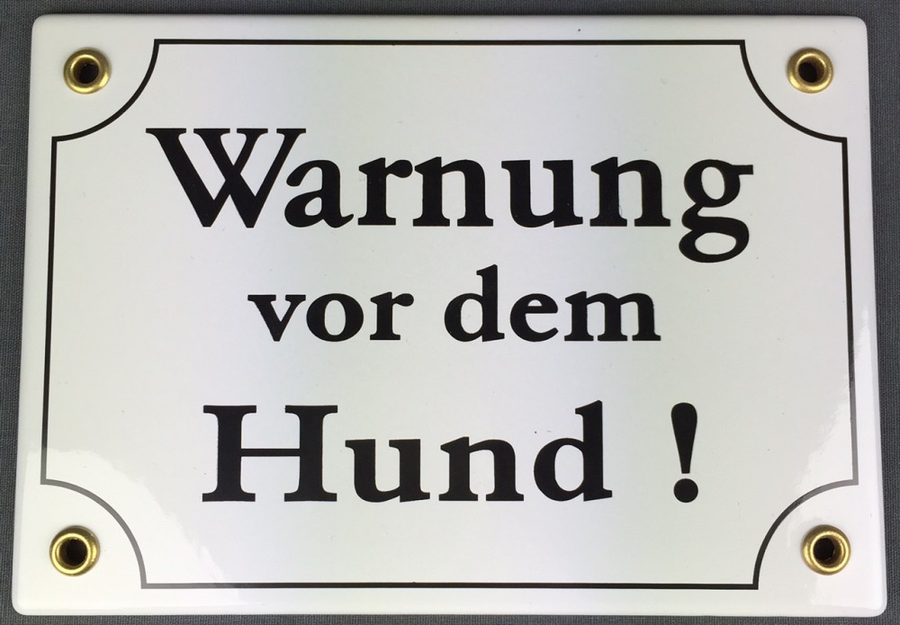 Warnung-weiss