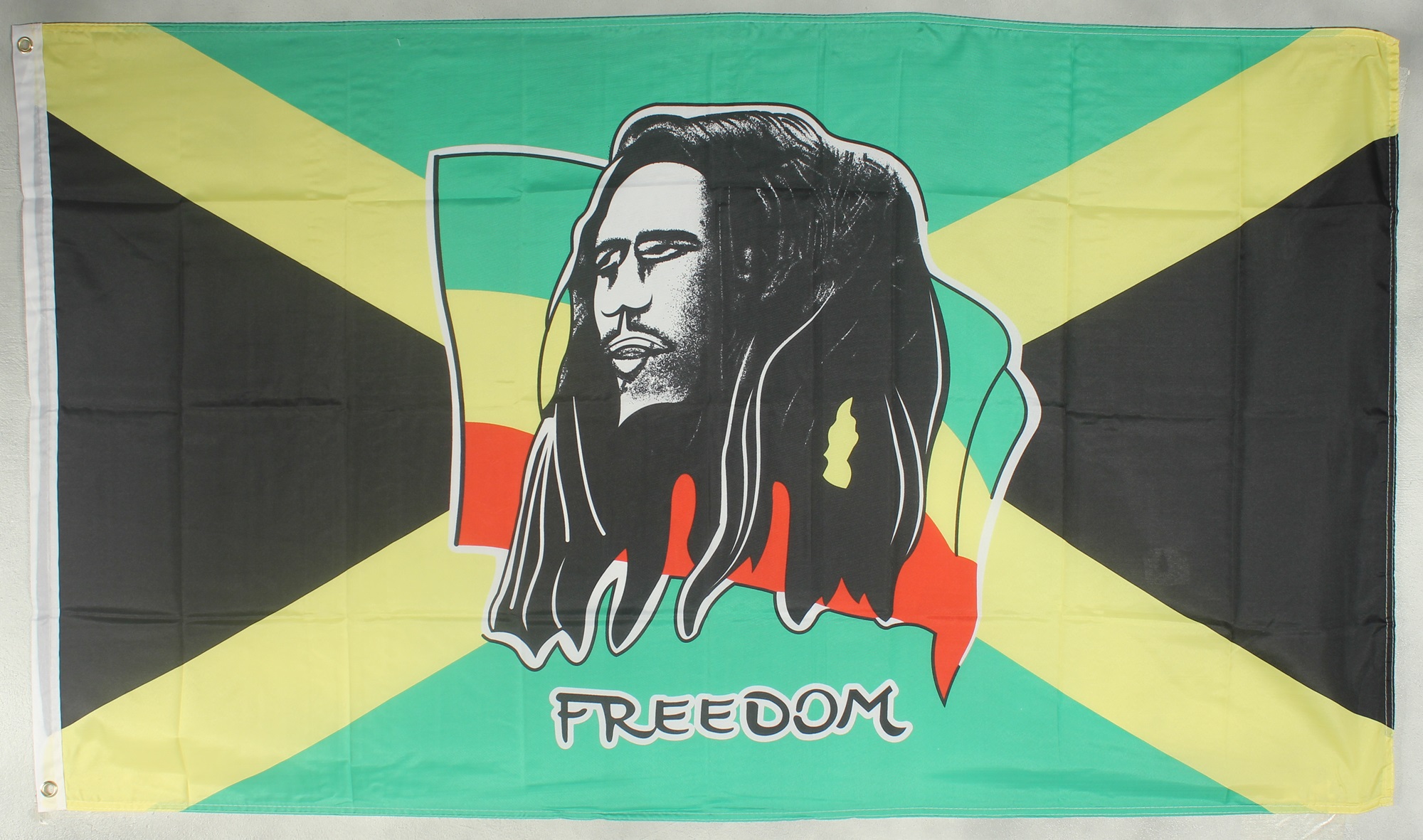 Flagge Fahne Bob Marley Freedom 90x60 cm