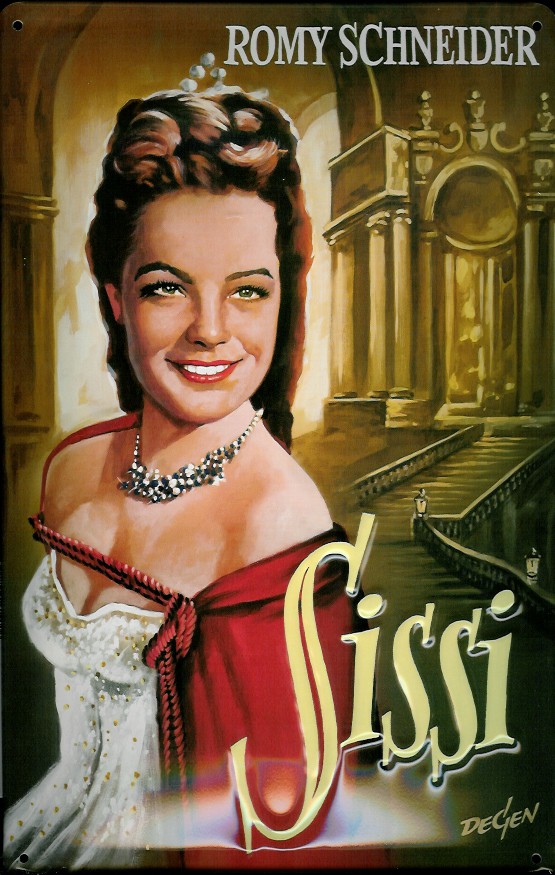 Blechschild Nostalgieschild Sissi Romy Schneider Filmplakat