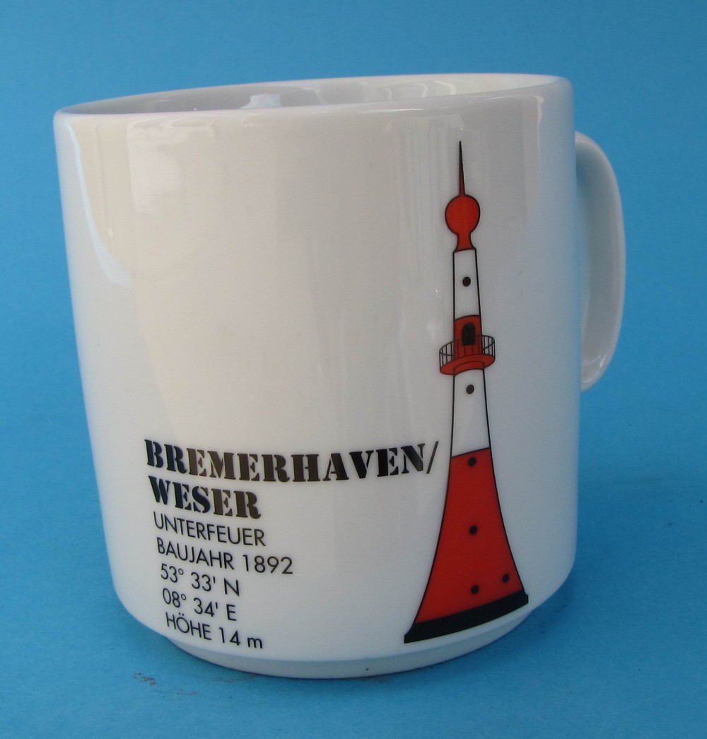 Leuchtturm Becher Bremerhaven Unterfeuer Nordsee