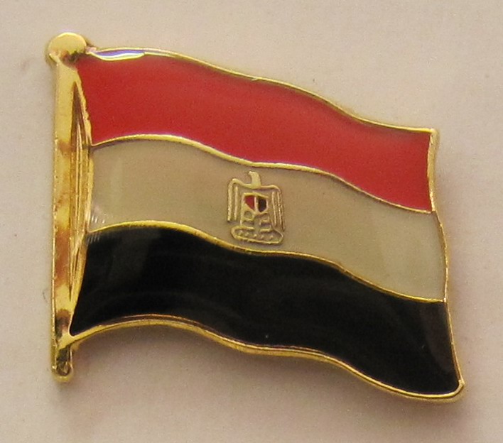 Ägypten Pin Anstecker Flagge Fahne Nationalflagge