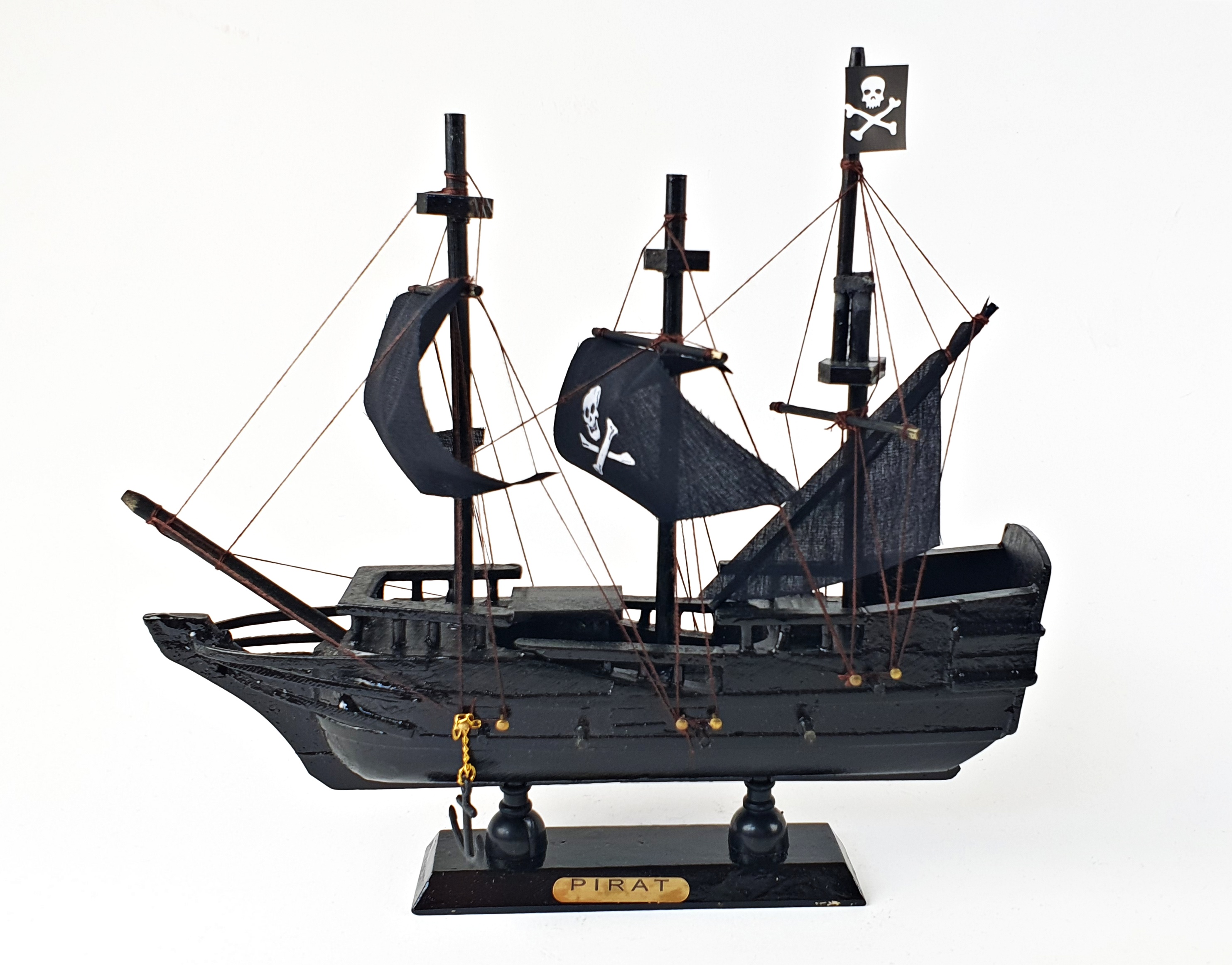 Schiffsmodell Pirat 24cm Schiffsmodell Pirat 24cm