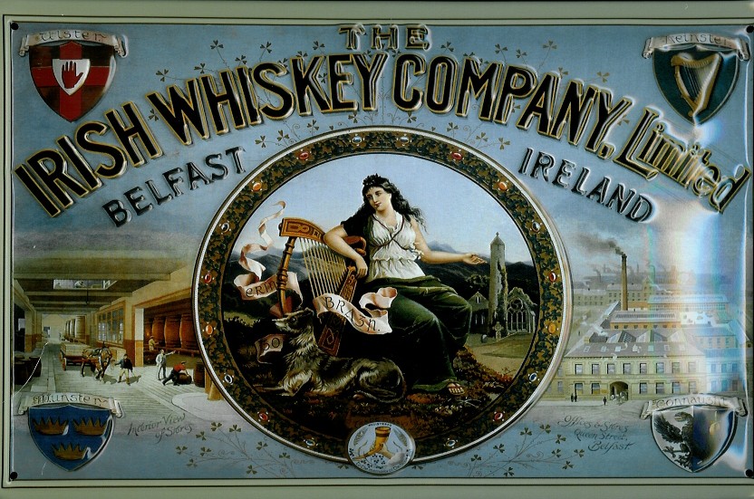 The Irish Whiskey Company Limitedt Belfast Irealand Nostalgieschild