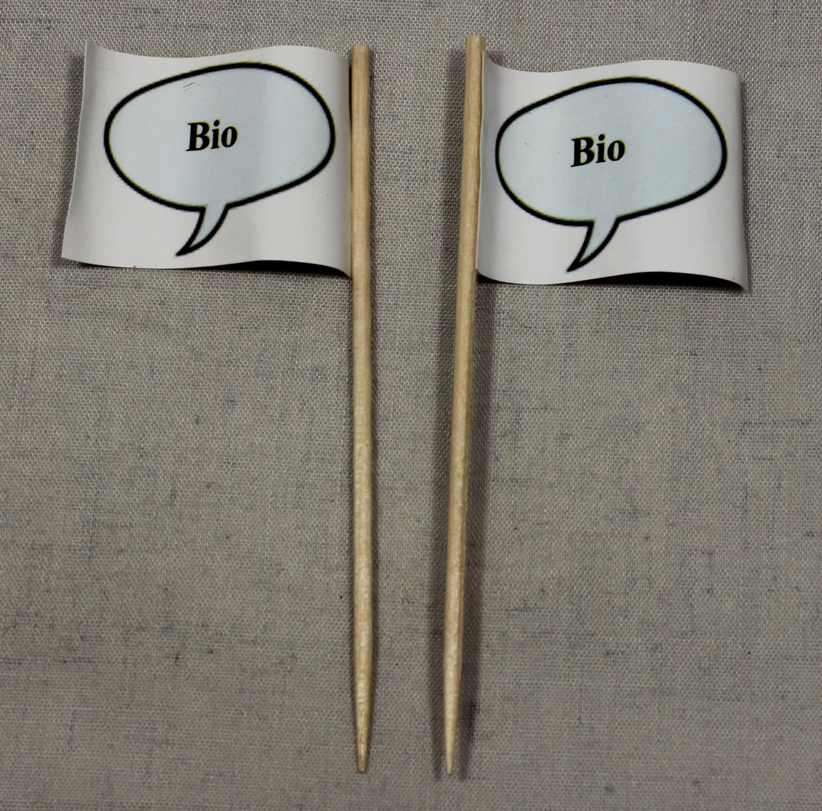 deko-picker-bio Party-Picker Flagge Bio Papierfähnchen in Spitzenqualität 50 Stück Beutel