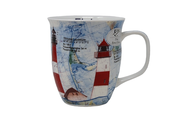 becher-sylt Maritimer Leuchtturm Becher Sylt Hörnum List-West Kampen List