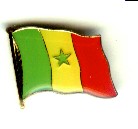 Senegal Pin Anstecker Flagge Fahne Nationalflagge