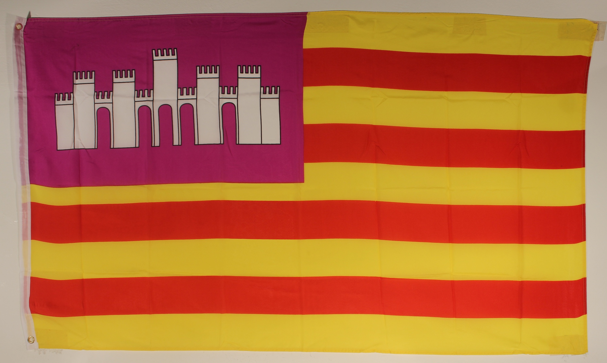 Flagge Fahne : Balearen Mallorca Ibiza Menorca