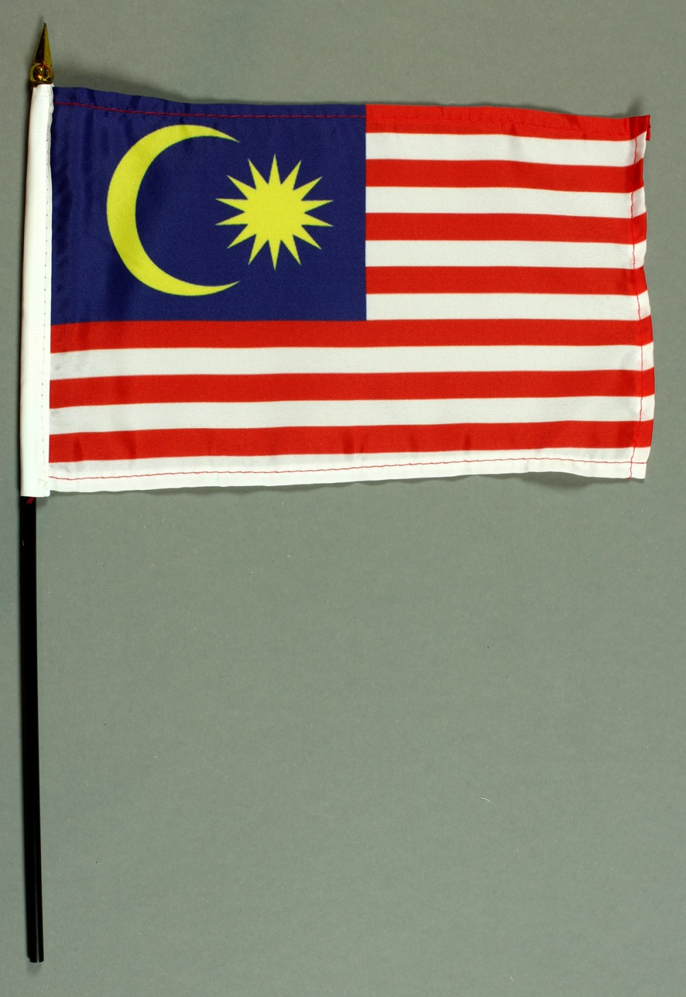 Tischflagge Malaysia 25x15 cm BASIC optional mit Tischflaggenständer