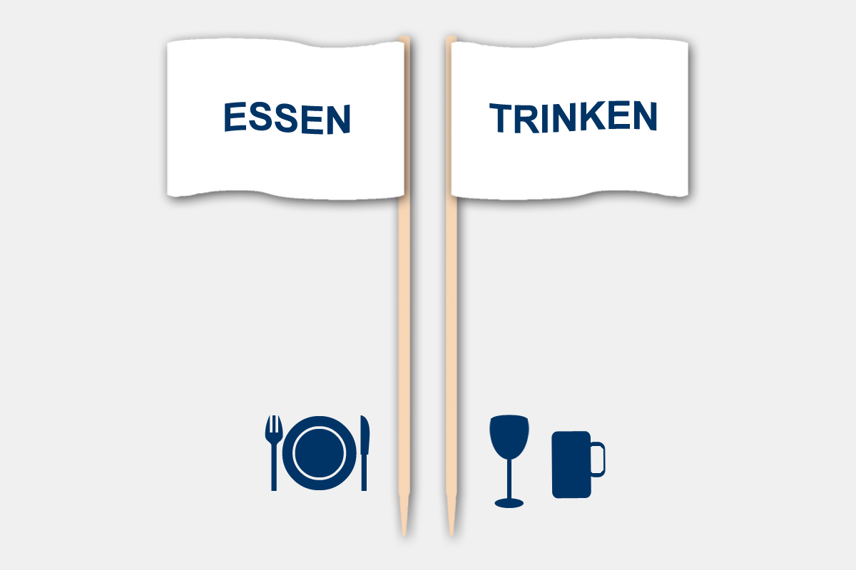 Kategorie-Picker-Essen-Tinken