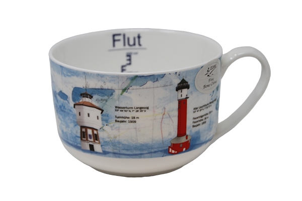 Maritimer Leuchttürme Ostfriesland Jumbobecher XXL Becher groß Kaffeebecher Schüssel Schale Maritimer Leuchttürme Ostfriesland Jumbobecher XXL Becher groß Kaffeebecher Schüssel Schale