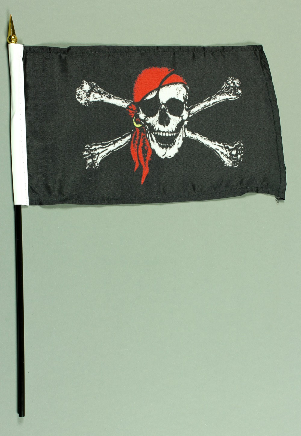 Tischflagge Pirat Piratenflagge 15x25 cm BASIC optional mit Tischflaggenständer