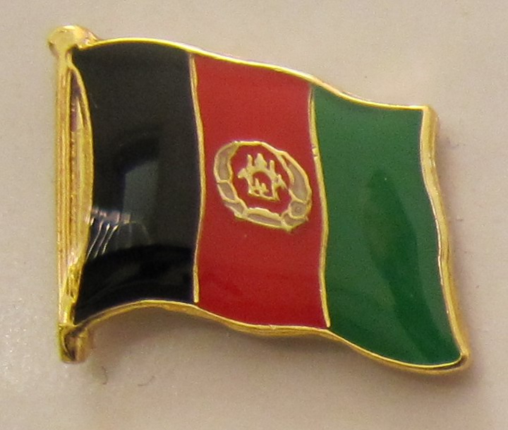 Afghanistan Pin Anstecker Flagge Fahne Nationalflagge