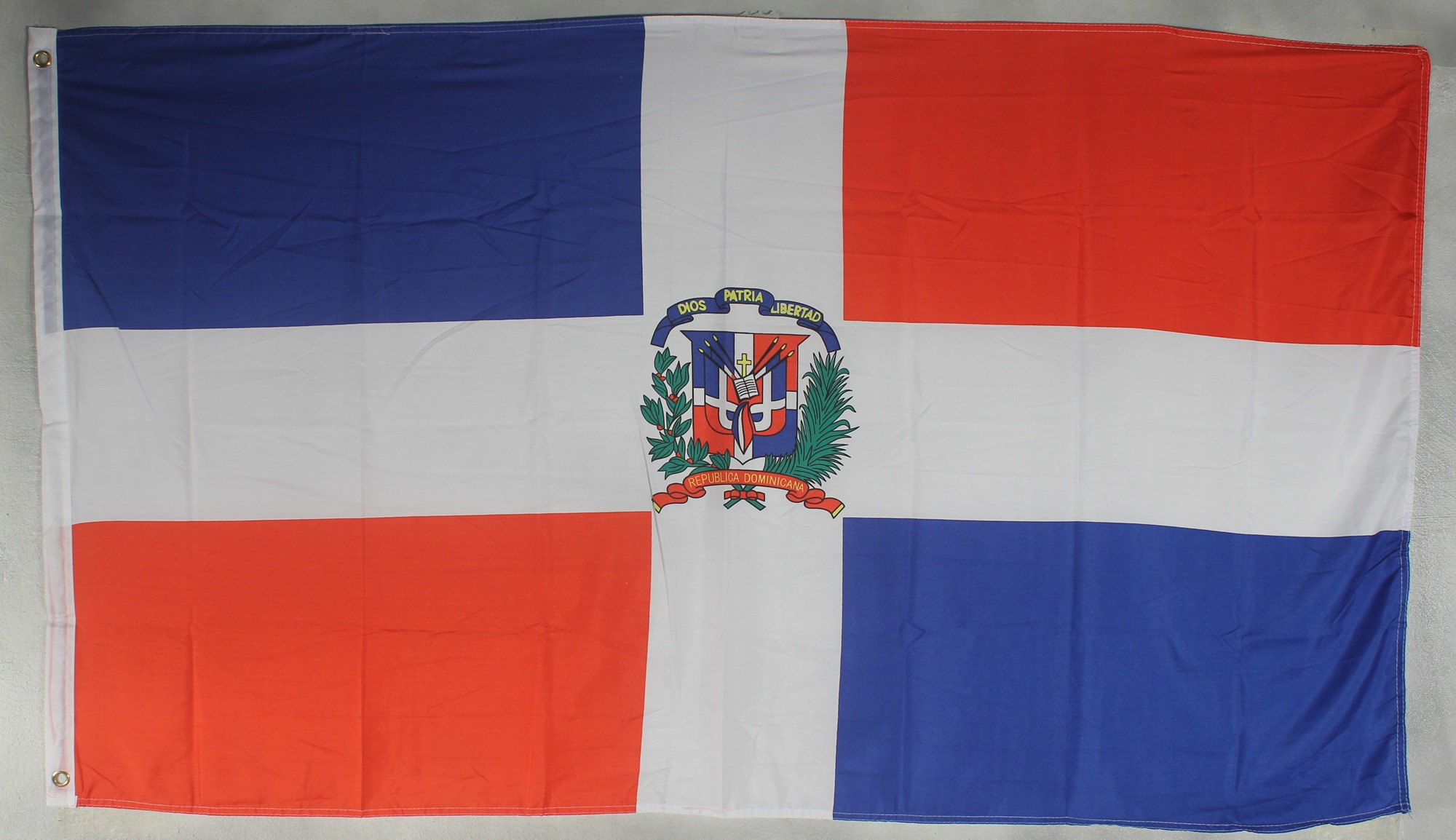 Flagge Fahne : Dominikanische Republik Domrep Nationalflagge Nationalfahne