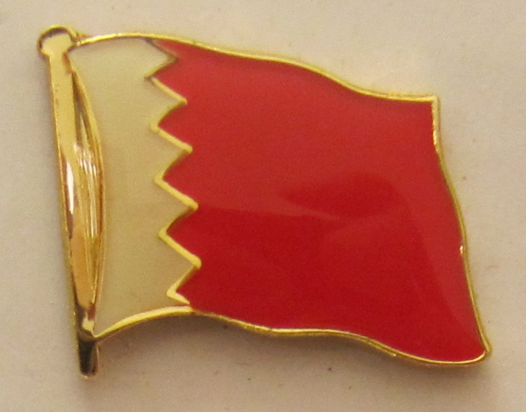 Bahrain Pin Anstecker Flagge Fahne Nationalflagge