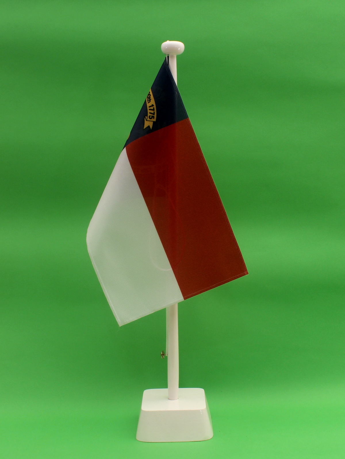 Tischflagge North Carolina USA Bundesstaat US State 25x15 cm optional mit Holz- oder Chromständer Ti