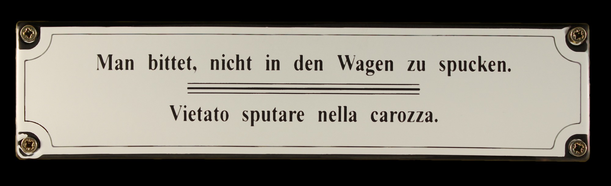 eisenbahn-schild-nicht-in-wagen-spucken593bb432bf730 Eisenbahn Schild Man bittet, nicht in den Wagen zu spucken