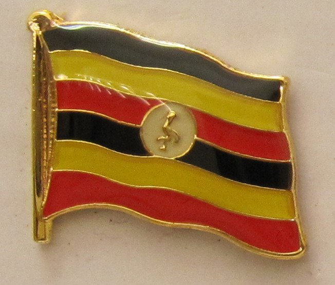 Uganda Pin Anstecker Flagge Fahne Nationalflagge