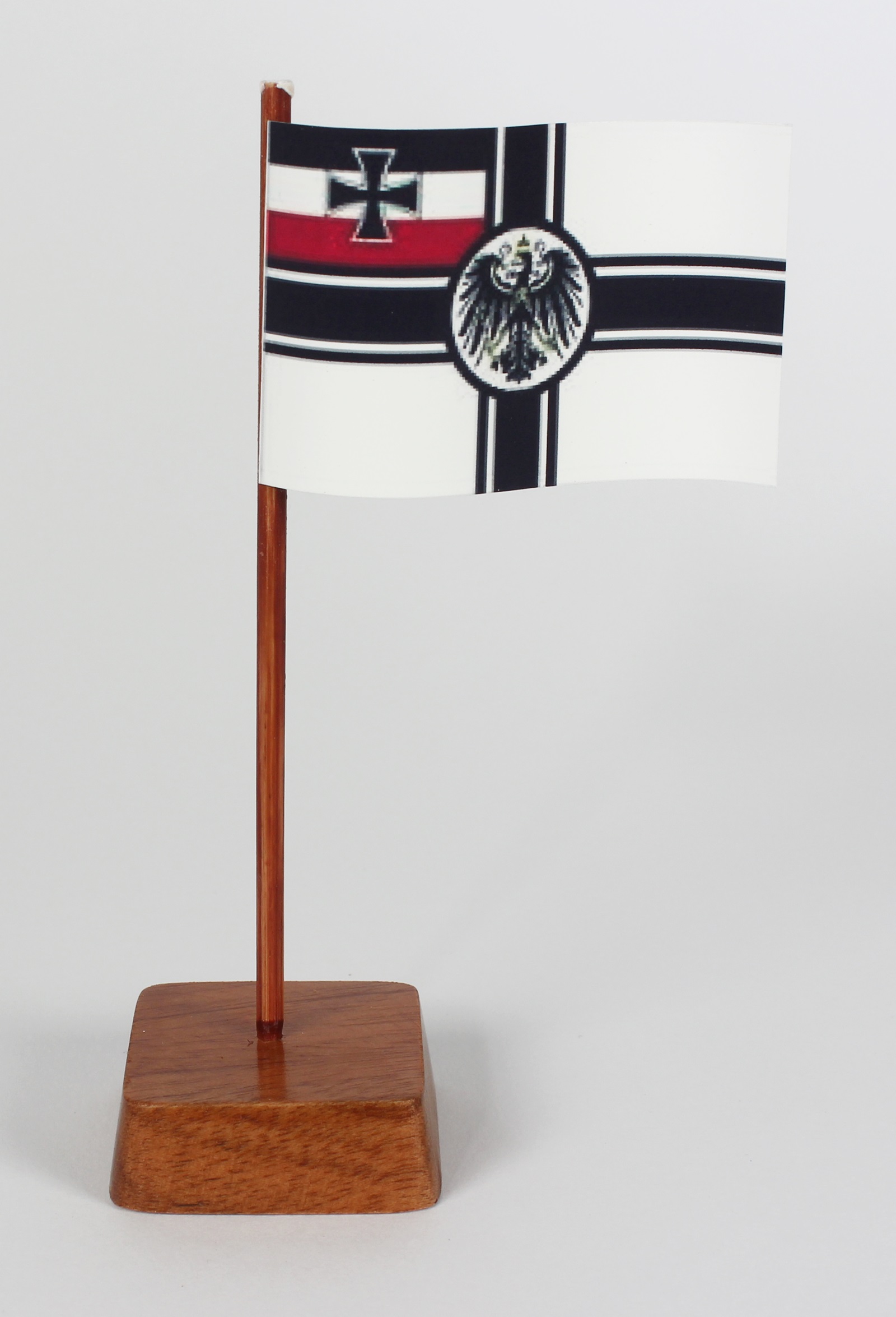 Mini Tischflagge Kaiserliche Marine Höhe 13 cm Tischfähnchen