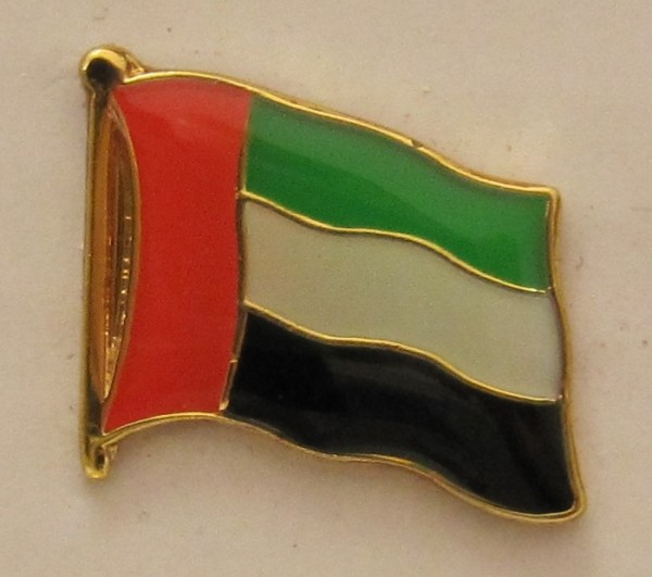 Vereinigte Arabische Emirate VAE Pin Anstecker Flagge Fahne Nationalflagge
