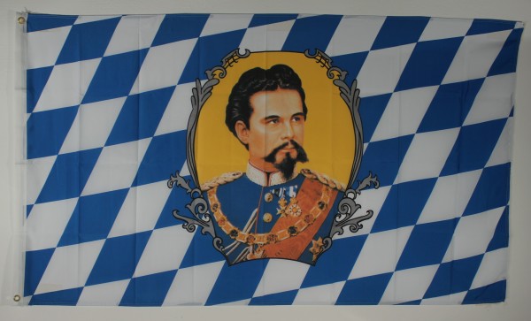 Flagge Fahne Bayern König Ludwig bayerische Bayernflagge, Flaggen 150x90cm  Deutschland, Flaggen 150x90cm, Flaggen