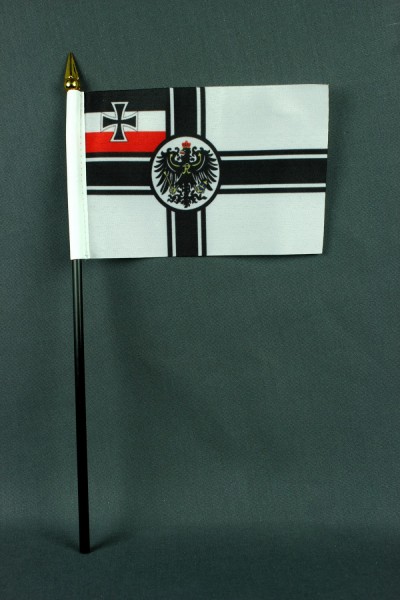 Kleine Tischflagge Kaiserliche Marine Reichskriegsflagge RKF 10x15