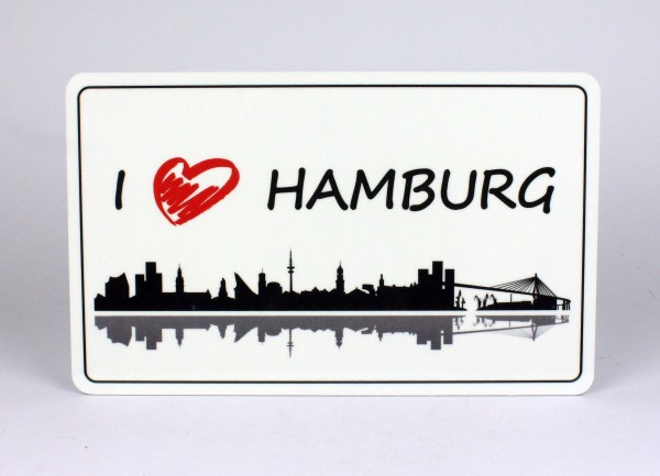 Fruhstucksbrett I Love Hamburg Weiss Brettchen Fruhstuck Brett 23 5 X 14 3 X 0 2 Cm Brotbretter Servietten Untersetzer Maritimes Hamburg Buddel Bini Inh Eda Binikowski E K