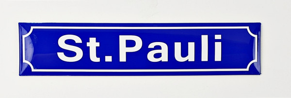 Magnet Straßenschild St. Pauli Hamburg Souvenir Mitbringsel Geschenk Deko