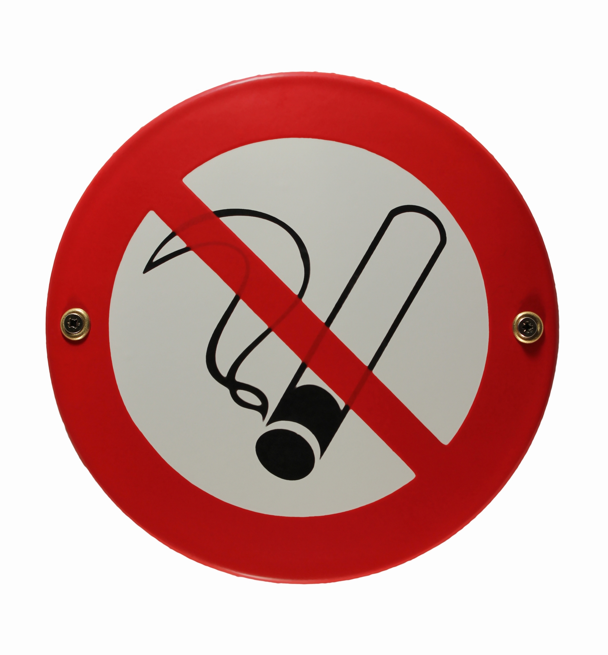 Hinweis-Schild Rauchen verboten Rauchverbot Emaille Warnschild