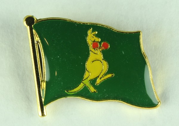 Australien Känguruh Boxer Pin Anstecker Flagge Fahne